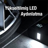 ALLY ST-9620B Dijital Led Işıklı Taşınabilir Şarjlı Araç Lastik Hava Şişirme Pompası