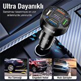 Ally Qc3.0 5 Port Çıkışlı Çoklu USB Araç Içi Çakmaklık Hızlı Şarj Başlığı