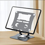 ALLY G68 360° Dönebilen Metal Masaüstü Laptop Standı