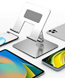 Metal Masaüstü Ayarlanabilir Tablet Tutucu Masa Standı MT1341 (Gri)