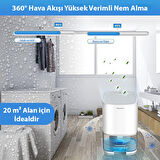 EZERE H2102 Dehumidifer 1000ml Banyo-Mutfak-Oda Nem Alma Cihazi