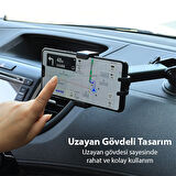 ALLY ST-1704 Araç Içi Uzayan Ayarlanabilir Vantuzlu Telefon Tutucu