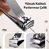 EZERE 4in1 Tasinabilir Tirnak Makasi + Törpü + Kulak Kasigi Bakim Seti