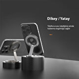 ALLY SJ20 Magsafe Uyumlu Araç İçi Torpido Üstü Manyetik Telefon Tutucu