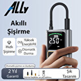 ALLY ST-5528 Dijital Basınç Göstergeli Oto Lastik Şişirme Pompası Hava Kompresörü