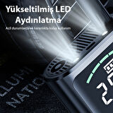 ALLY ST-5528 Dijital Basınç Göstergeli Oto Lastik Şişirme Pompası Hava Kompresörü