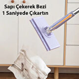 Ally Yüzey Temizlik Havlusu Kullan At Temizlik Bezi için Küçük Otomatik Mini Mop - 4Adet Bez Hediye