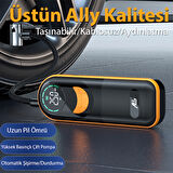 ALLY ST-5520 Dijital Basınç Göstergeli Oto Lastik Şişirme Pompası Hava Kompresörü