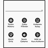 ALLY 13600pa Güçlü Portatif 2 Kademeli Tasinabilir Vakumlu Kablosuz Üflemeli Mini Araç Süpürgesi