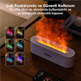 Ezere A3 Ev ve Ofis için Alev Difüzörü ve Ultrasonik Hava Nemlendici