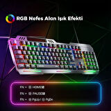 Inphic K2 USB Kablolu Oyun Klavyesi 104-Key Sessiz Oyun Klavyesi Bilgisayar Laptop için Cep telefonu yerleştirme alanı