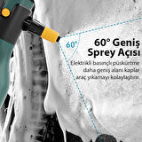 ALLY 2L Yüksek Basınçlı Şarjlı Köpük Makinası Oto Yıkama Pompası Köpük Püskürtücü