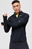 Nike Dri-Fit Element Running Standart Fit Kesim Çeyrek Fermuar Erkek Antreman Üstü