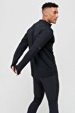 Nike Dri-Fit Element Running Standart Fit Kesim Çeyrek Fermuar Erkek Antreman Üstü