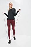 Nike Dri-Fit Pacer Uzun Kollu Siyah Kadın Koşu Üstü