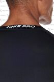 Nike Pro Dri-Fit Sıkı Kesim Erkek Siyah Antrenman Uzun Kollu Tişörtü