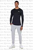 Nike Pro Dri-Fit Sıkı Kesim Erkek Siyah Antrenman Uzun Kollu Tişörtü