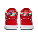 Nike Jordan 1 Mıd Se Erkek basketbol ayakkabısı -kırmızı -DC7294600