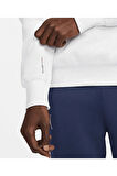 Jordan M J Psg Fleece Hoodie Erkek Gri Sweatshirt