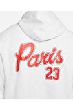 Jordan M J Psg Fleece Hoodie Erkek Gri Sweatshirt