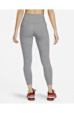 Nike One Normal Belli 7/8 Toparlayıcı Kadın Gri Tayt DM7272-068