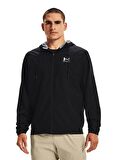 Under Armour Siyah Erkek Kapüşon Yaka Bol Kesim Rüzgarlık 1361621-003 UA SPORTSTYLE WINDBREAK