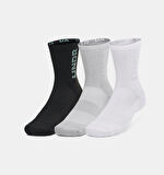 Under Armour UA 3-Maker 3pk Mid-Crew Unisex Çorap