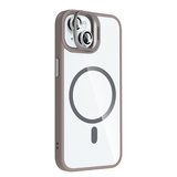 Gpack Apple iPhone 15 uyumlu Kılıf Standlı M-Safe Özellikli Etro Kapak  Lens Koruma