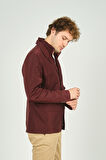 Daynax Erkek Çift Yaka Detaylı Düğme Kapamalı Ceket Mont 4900 Bordo