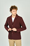 Daynax Erkek Çift Yaka Detaylı Düğme Kapamalı Ceket Mont 4900 Bordo
