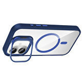 Gpack iPhone 16 uyumlu Kılıf Standlı M-Safe Özellikli Etro Kapak  Lens Koruma