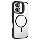 Gpack iPhone 16 Plus uyumlu Kılıf Standlı M-Safe Özellikli Etro Kapak  Lens Koruma