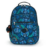 Kipling Seoul Lap Okul Çantası Blue Monkey Fun KI58168HJ