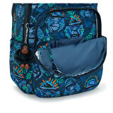 Kipling Seoul Lap Okul Çantası Blue Monkey Fun KI58168HJ