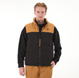 B0A22XMP571-R Timberland Welch Mnt Puffer Vest Erkek Yelek Siyah