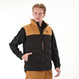 B0A22XMP571-R Timberland Welch Mnt Puffer Vest Erkek Yelek Siyah