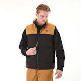 B0A22XMP571-R Timberland Welch Mnt Puffer Vest Erkek Yelek Siyah