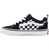 VANS Ayakkabı VN0A3MVP5GX1 YT Filmore (Checkerboard) Black/Whte