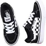 VANS Ayakkabı VN0A3MVP5GX1 YT Filmore (Checkerboard) Black/Whte