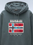 Yeşil Erkek Bisiklet Yaka Normal Kalıp Sweatshirt NP0A4IBDG1S1_B-DOREES H