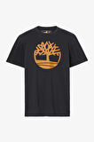 Timberland Tree Logo Short Sleeve Erkek Siyah T-Shirt TB0A2C2RP561