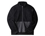 M Ridge Fleece 1/4 Zip Erkek Outdoor Polar Ceket NF0A5A82JK31 Siyah