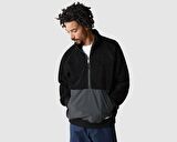 M Ridge Fleece 1/4 Zip Erkek Outdoor Polar Ceket NF0A5A82JK31 Siyah