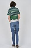 Wellalux Erkek Blok Desenli Polo Yaka T-Shirt 593173218 Yeşil