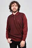 Pelikan Erkek Polo Yaka Yün Kazak 1578418 Kırmızı