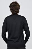 Woolen World Erkek V Yaka Desenli Yün Kazak 5596742 Kahverengi