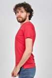 Wellalux Erkek V Yaka T-Shirt 593183449 Mercan