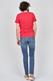 Wellalux Erkek V Yaka T-Shirt 593183449 Mercan