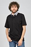 Uztex Erkek Slim Fit Polo Yaka T-Shirt 07100321 Siyah