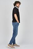 Uztex Erkek Slim Fit Polo Yaka T-Shirt 07100321 Siyah